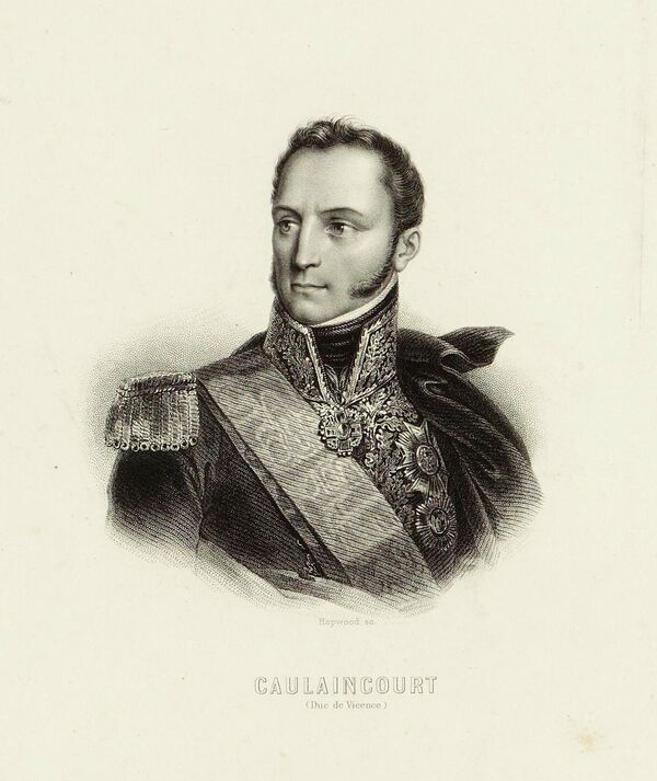 Маркиз Арман де Коленкур, герцог Виченцы. Гравюра