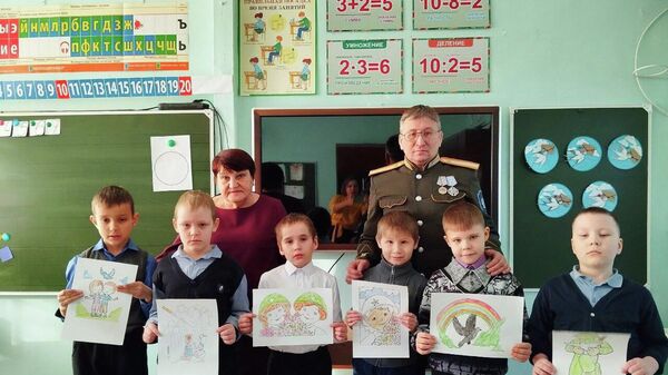 Сергей Убушаев с учениками