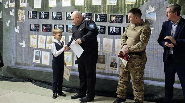 Церемония торжественного награждения Максима Чуприно 