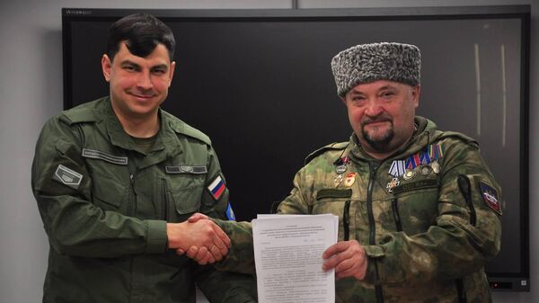 Мурманское окружное казачье общество и филиал центра ВОИН подписали договор о сотрудничестве