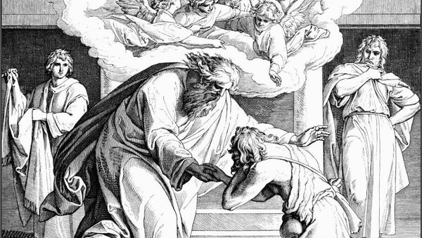 Юлиус Шнорр фон Карольсфельд. Возвращение блудного сына, 1852—1860 гг.