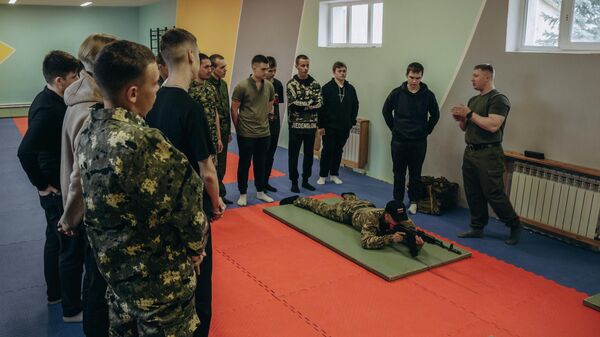  Воспитанники казачьего молодежного центра