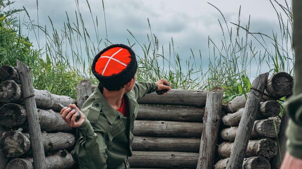  Воспитанники казачьего молодежного центра