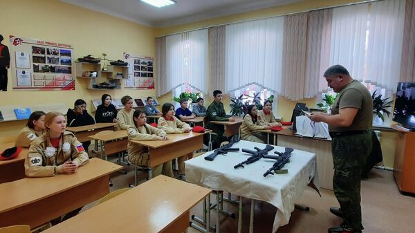  Воспитанники казачьего молодежного центра