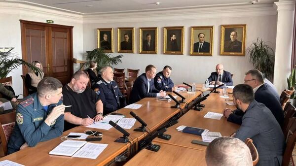 Заседание рабочей группы по делам казачества в Комитете правопорядка и безопасности Ленинградской области