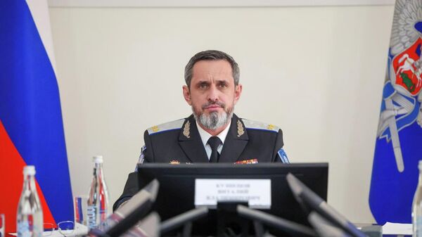 Атаман Всероссийского казачьего общества Виталий Кузнецов 