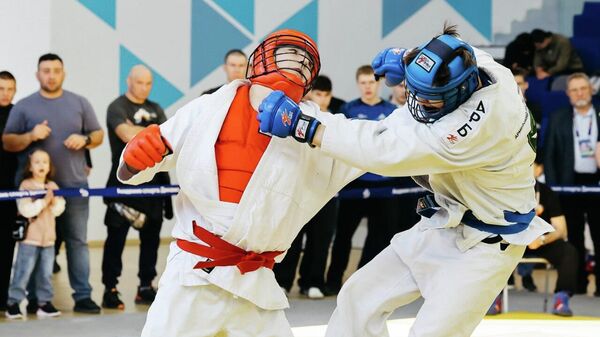 Участники Первенства России по армейскому рукопашному бою