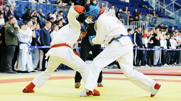 Участники Первенства России по армейскому рукопашному бою