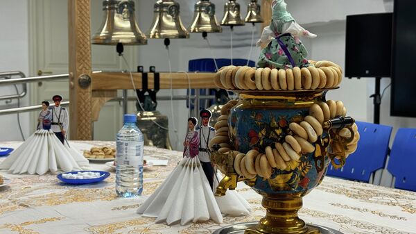 Чаепитие в Центральном музее российского казачества