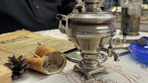 Чаепитие в Центральном музее российского казачества