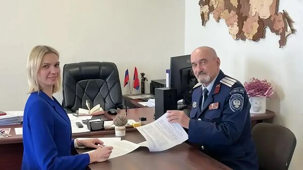 Подписание соглашения о сотрудничестве между Орловским отдельским казачьим обществом ВКО ЦКВ и департаментом физической культуры и спорта Орловской области