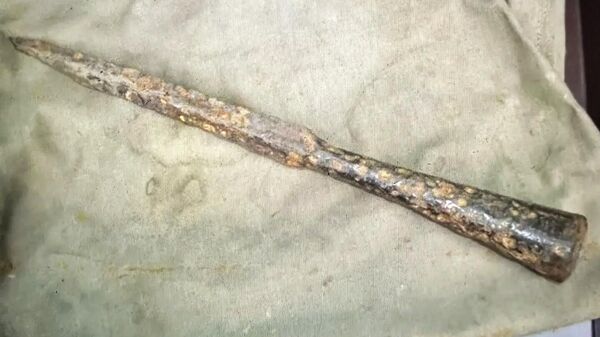 Пика конца XIX века с клеймом Сибирского казачьего войска Пика конца XIX века с клеймом Сибирского казачьего войска