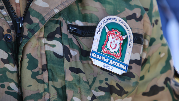 Нагрудный знак казака-дружинника