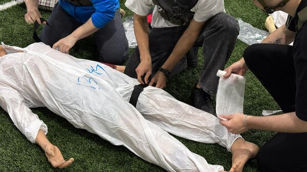 Участники страйкбольного соревнования ZOV Родины