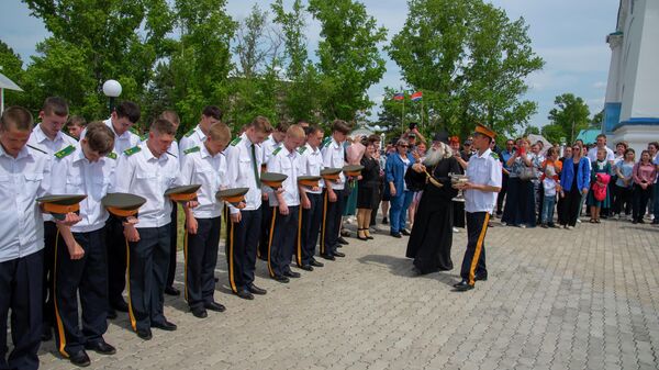 Торжественная церемония принятия казачьей клятвы