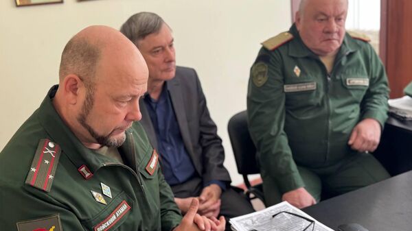Участники совета атаманов Енисейского войскового казачьего общества