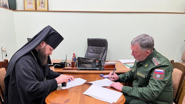 Подписание соглашения между Лесосибирским ГКО ЕВКО и Енисейской епархией 