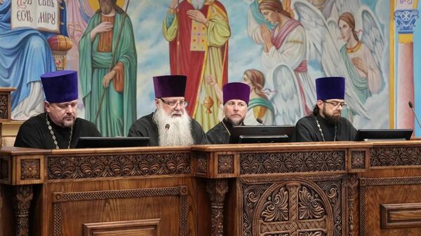 Участник семинара Служение в действии: семинар по обмену опытом и построению планов взаимодействия духовенства и казачества в Краснодаре 