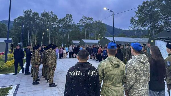 Участники профильной смены Казачий сполох 
