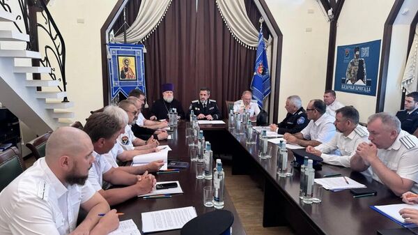 Участники совета атаманов Терского войскового казачьего общества