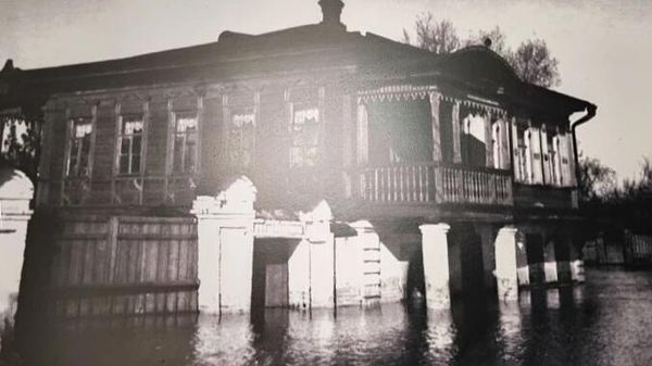 Паводок в Старом Черкасске. 1917 год. Экспонат Старочеркасского историко-архитектурного музея-заповедника. 