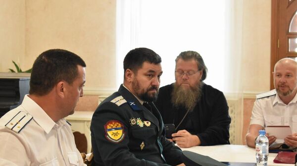 Участники совета атаманов ОВКО