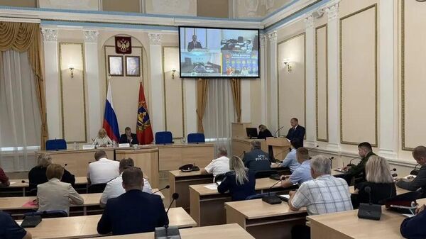 Участники заседания совета по делам казачества в Брянске