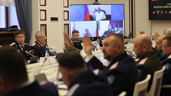 Участники совета атаманов ВсКО