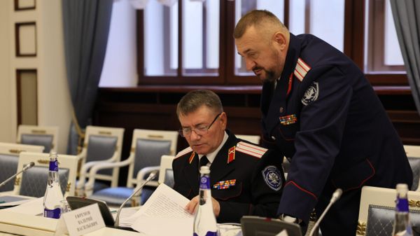 Участники совета атаманов ВсКО