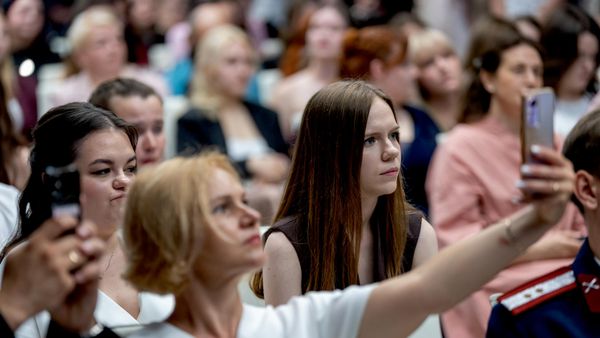Гости церемонии вручения дипломов казакам-выпускникам МГУТУ им. К.Г.Разумовского