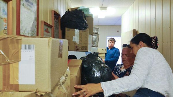 Процесс отправки гуманитарной помощи в зону СВО