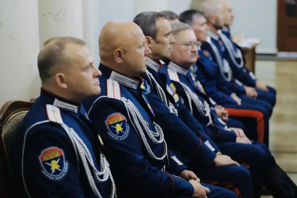 Участники заседания Совета при губернаторе Самарской области по делам казачества