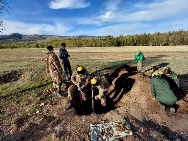 Участники полевого выезда казачьей сотни БГСХА