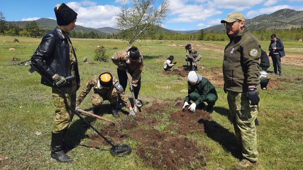 Участники полевого выезда казачьей сотни БГСХА