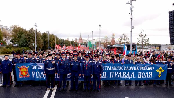 Казаки ВКО ЦКВ на Общемосковском крестном ходе