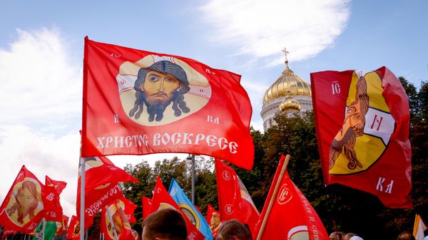 Казаки ВКО ЦКВ на Общемосковском крестном ходе
