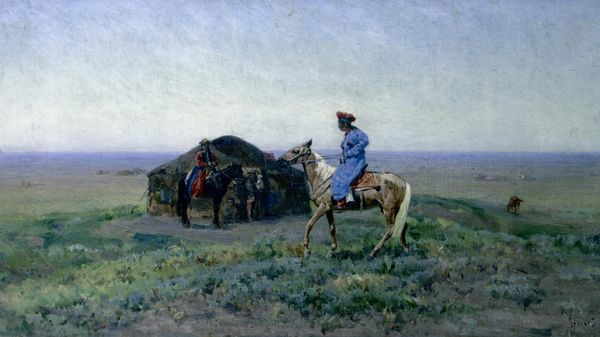 Иван Крылов. Картина Калмыцкое кочевье. Дом-музей Ивана Крылова в Новочеркасске