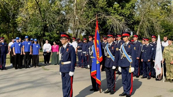 Участники слета казачьей молодежи ВКО ВВД