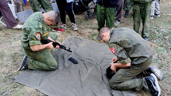 Участники ежегодных казачьих спортивных соревнований Пластунская тропа – 2026