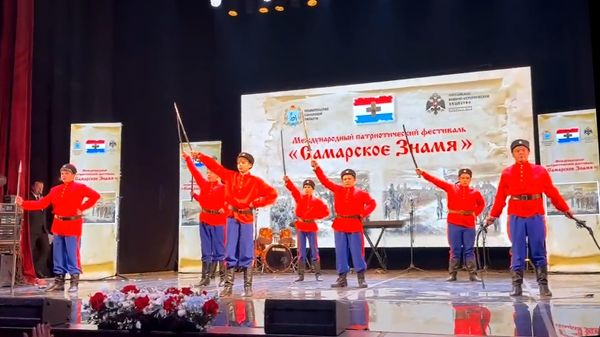 Кадеты Самарского казачьего кадетского корпуса