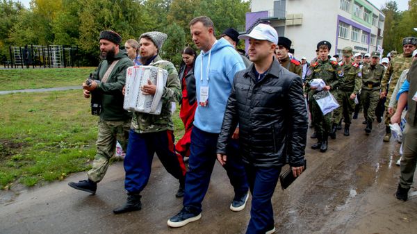 Акция Вода России в рамках VII Всероссийского слета казачьей молодежи
