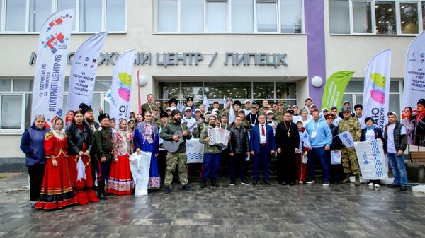 Акция Вода России в рамках VII Всероссийского слета казачьей молодежи