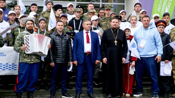 Акция Вода России в рамках VII Всероссийского слета казачьей молодежи