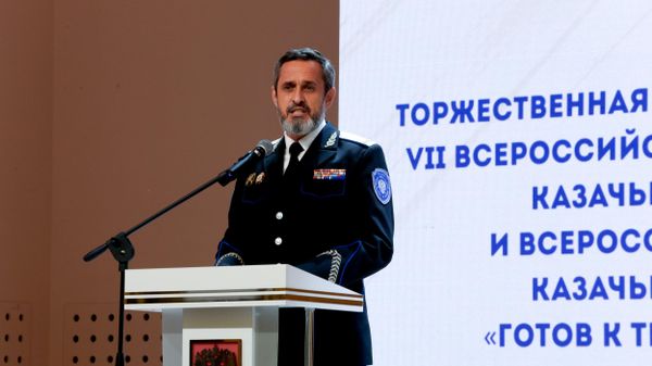 Атаман Всероссийского казачьего общества Виталий Кузнецов