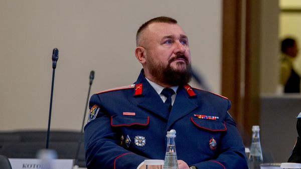 Атаман Волжского войскового казачьего общества Константин Давитьян
